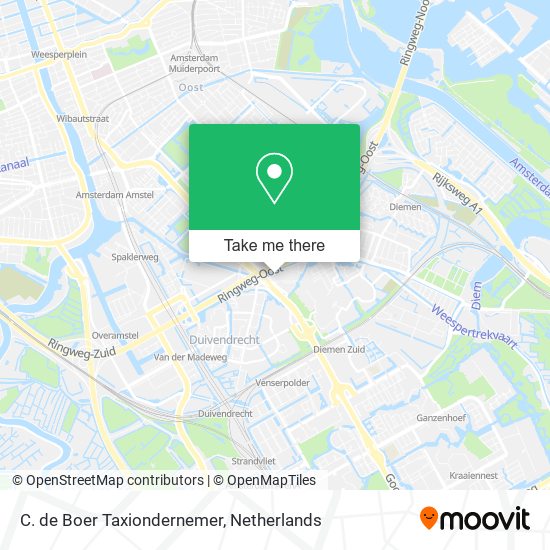 C. de Boer Taxiondernemer map