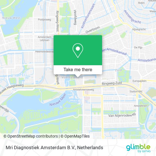 Mri Diagnostiek Amsterdam B.V. Karte