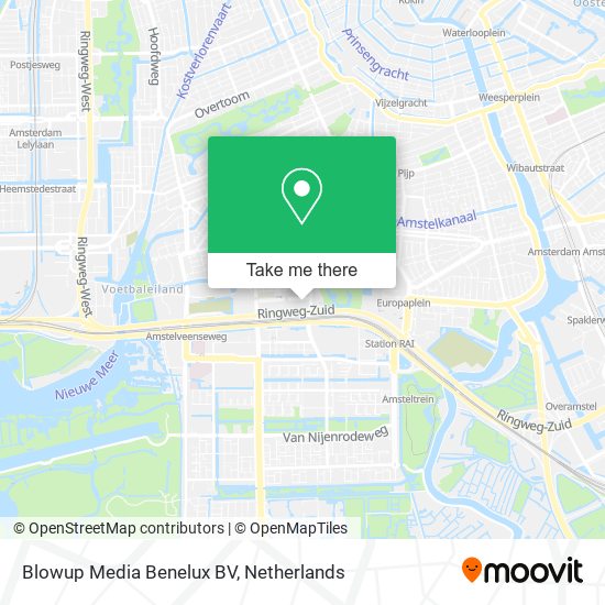 Blowup Media Benelux BV map