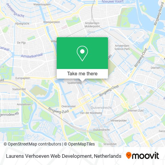 Laurens Verhoeven Web Development map