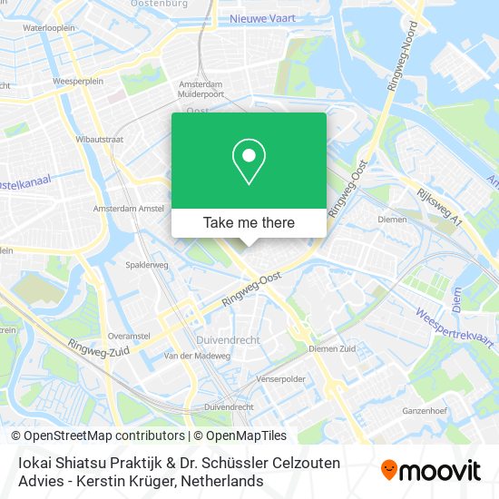 Iokai Shiatsu Praktijk & Dr. Schüssler Celzouten Advies - Kerstin Krüger map