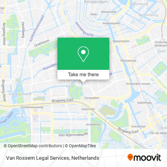 Van Rossem Legal Services map