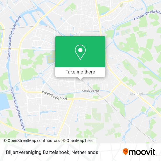 Biljartvereniging Bartelshoek map
