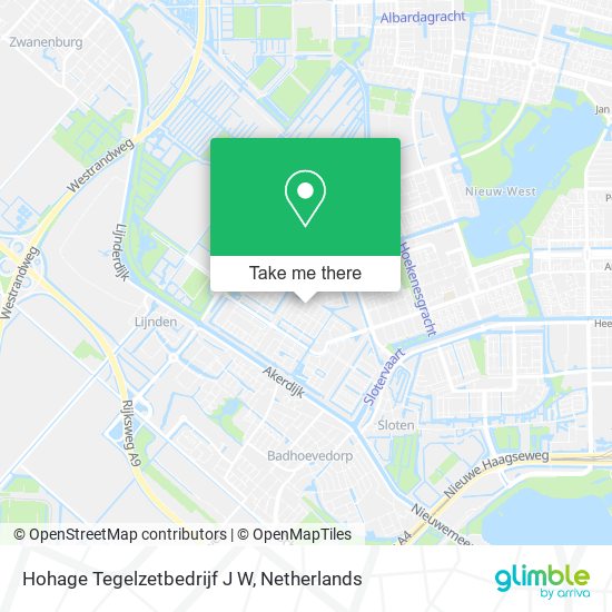 Hohage Tegelzetbedrijf J W map