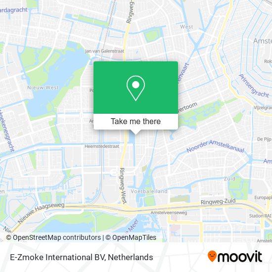 E-Zmoke International BV map