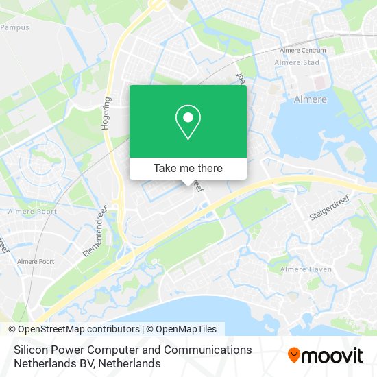 Silicon Power Computer and Communications Netherlands BV Karte