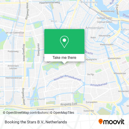Booking the Stars B.V. map