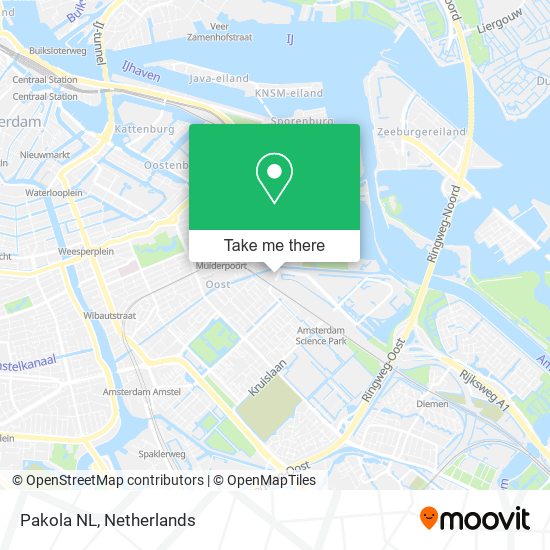 Pakola NL map