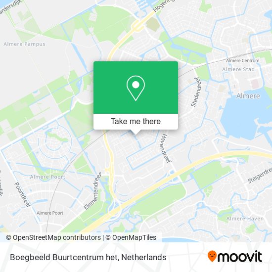 Boegbeeld Buurtcentrum het Karte