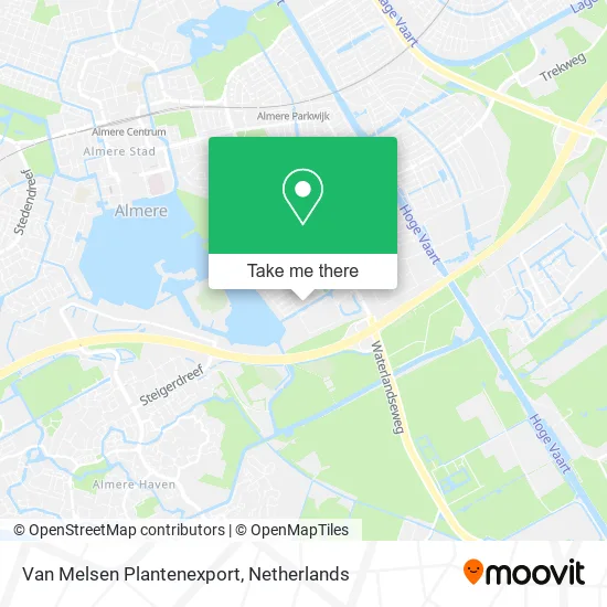 Van Melsen Plantenexport map