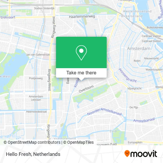 Hello Fresh map