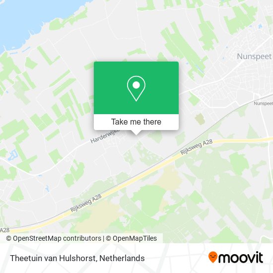 Theetuin van Hulshorst map