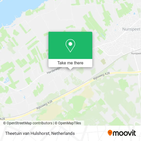 Theetuin van Hulshorst map