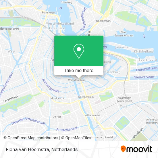 Fiona van Heemstra map