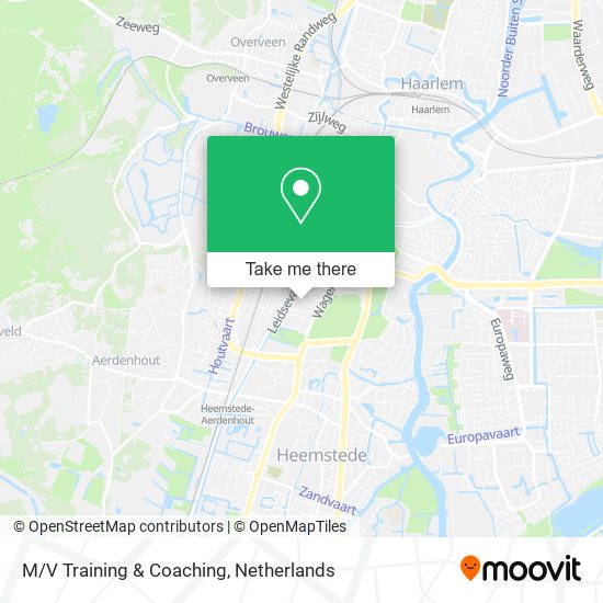 M/V Training & Coaching map