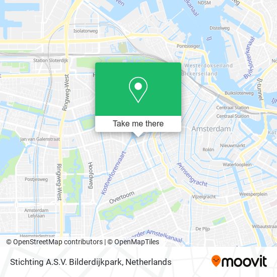 Stichting A.S.V. Bilderdijkpark map