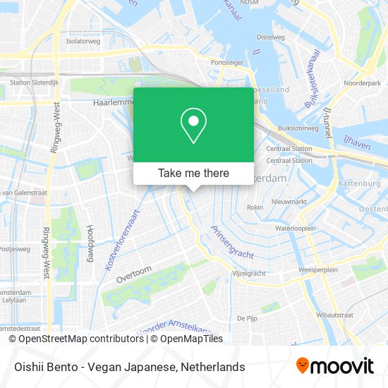 Oishii Bento - Vegan Japanese map
