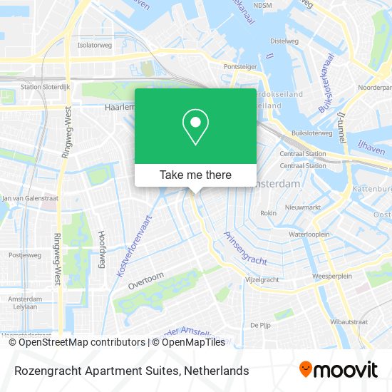 Rozengracht Apartment Suites Karte