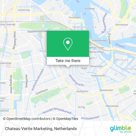 Chateau Verite Marketing map