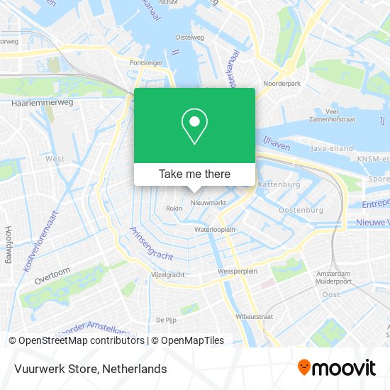 Vuurwerk Store map