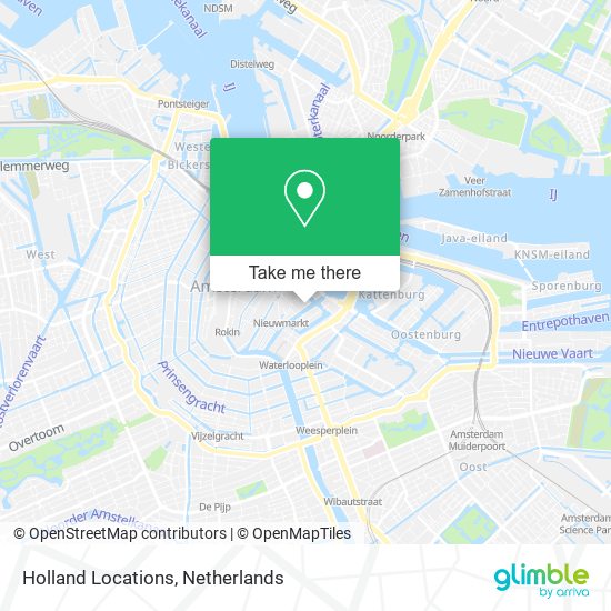 Holland Locations map