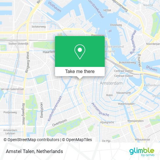 Amstel Talen map