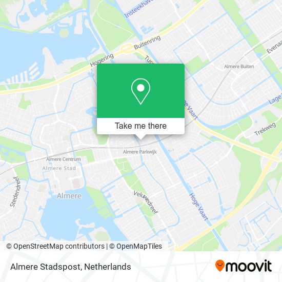 Almere Stadspost map