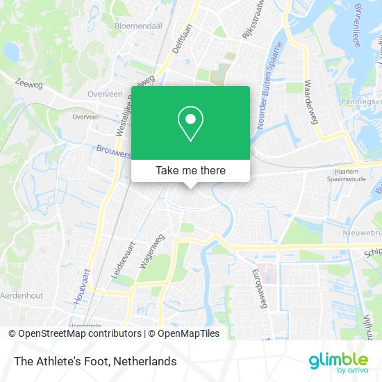 The Athlete's Foot map