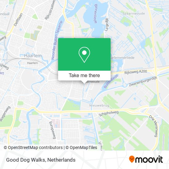Good Dog Walks map