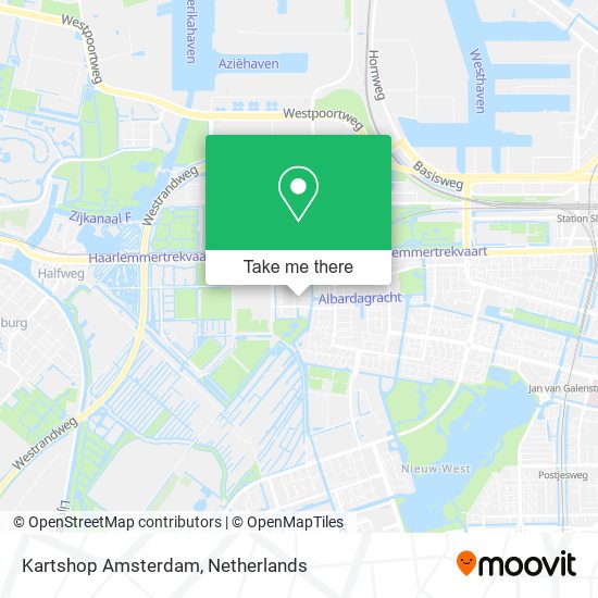 Kartshop Amsterdam map