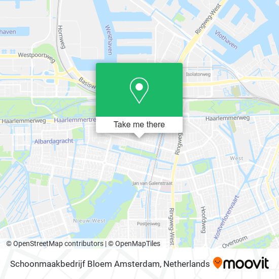 Schoonmaakbedrijf Bloem Amsterdam map