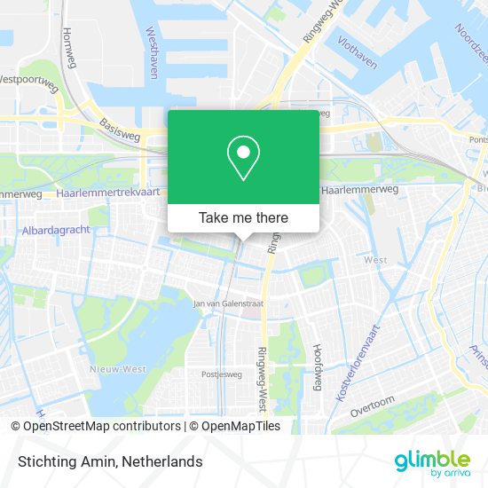 Stichting Amin map