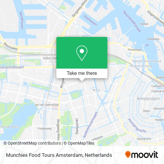 Munchies Food Tours Amsterdam map