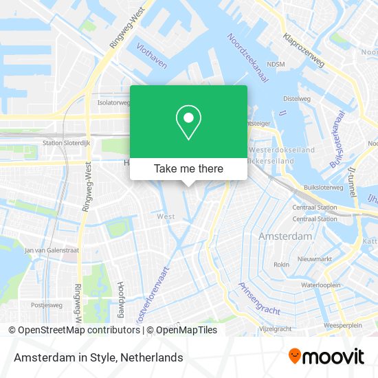Amsterdam in Style map