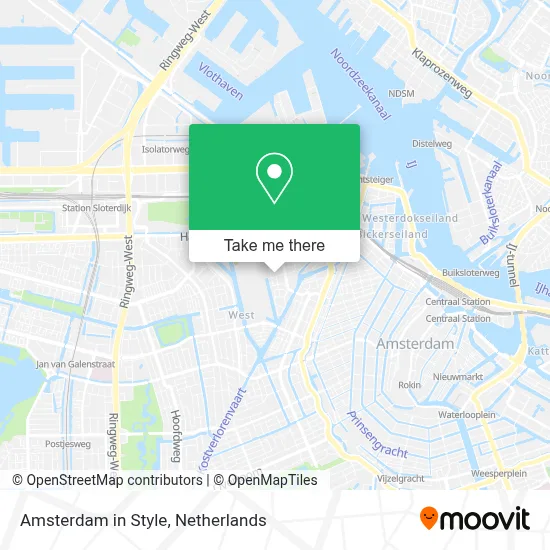 Amsterdam in Style map
