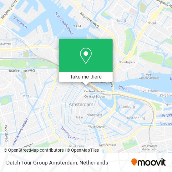 Dutch Tour Group Amsterdam map