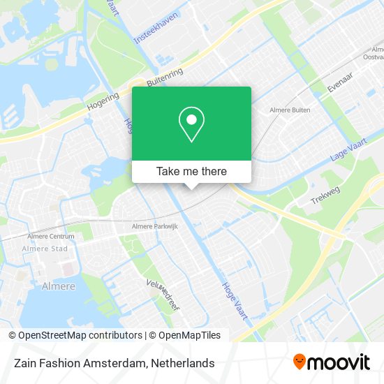 Zain Fashion Amsterdam map