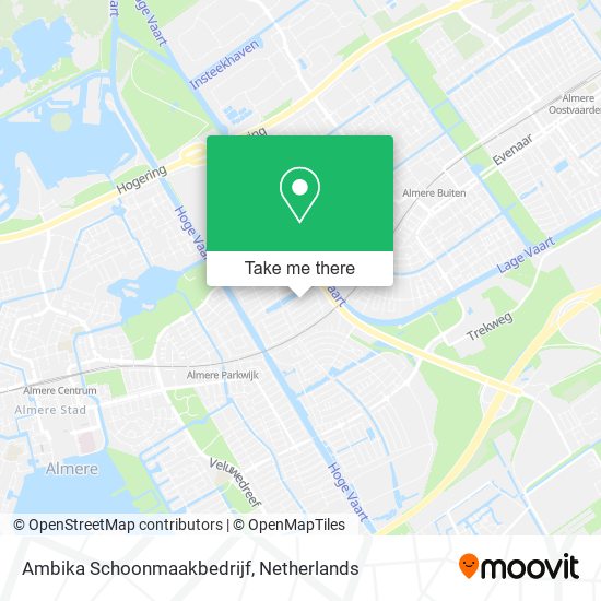 Ambika Schoonmaakbedrijf map