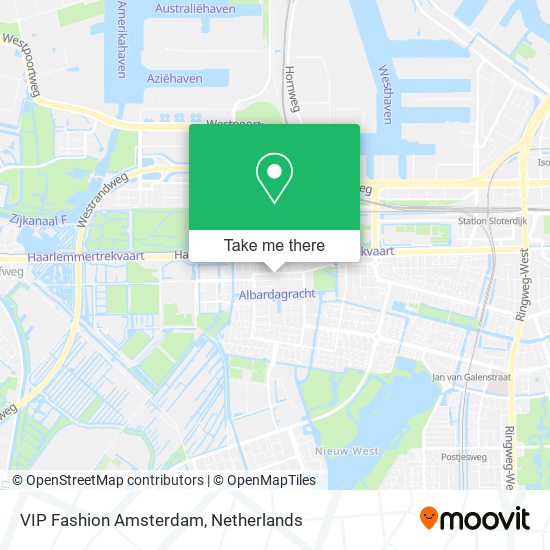 VIP Fashion Amsterdam map