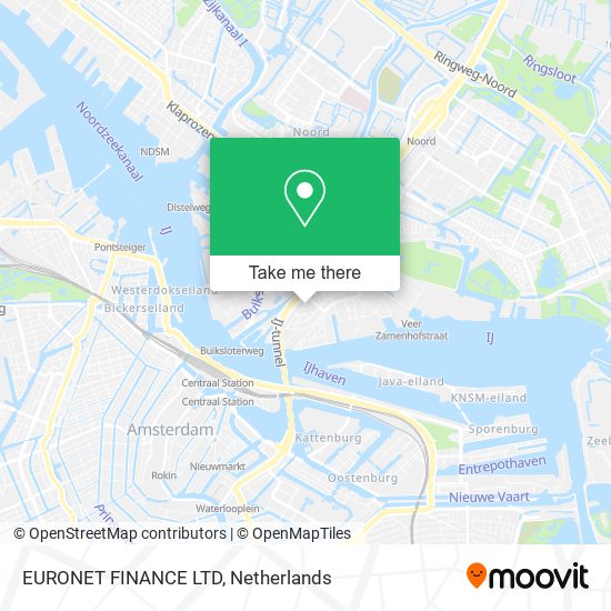 EURONET FINANCE LTD map