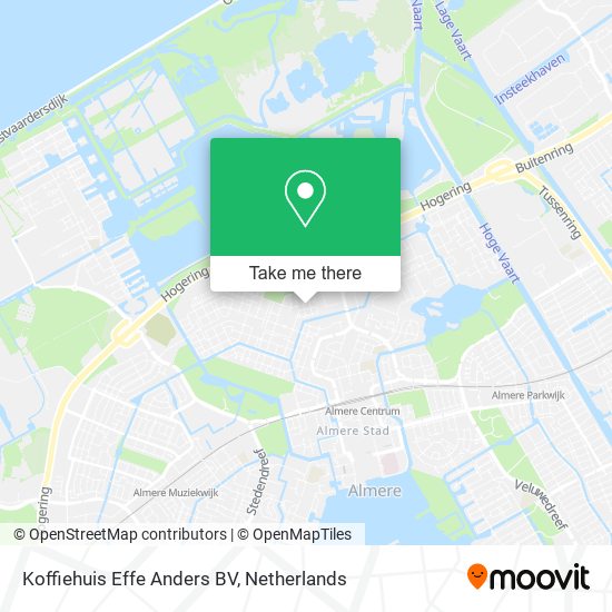 Koffiehuis Effe Anders BV map