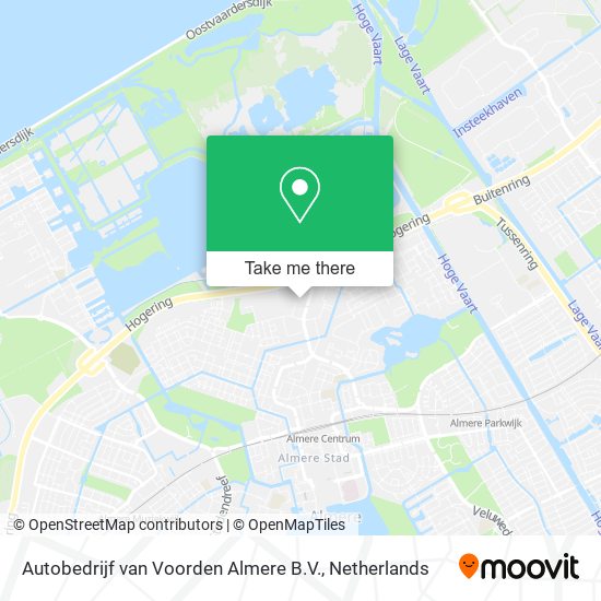 Autobedrijf van Voorden Almere B.V. map