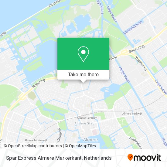 Spar Express Almere Markerkant Karte