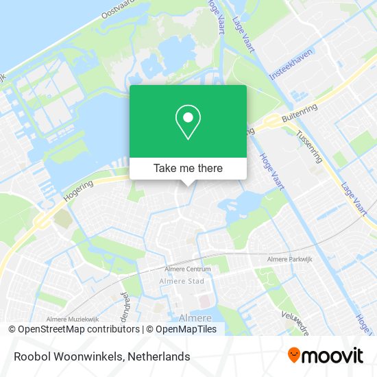 Roobol Woonwinkels map