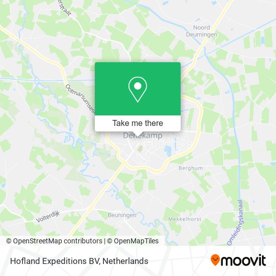 Hofland Expeditions BV map