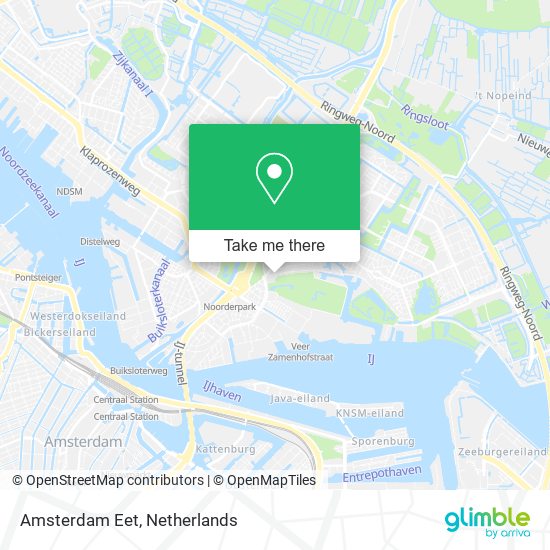 Amsterdam Eet map