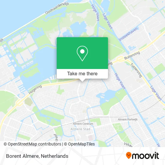 Borent Almere map