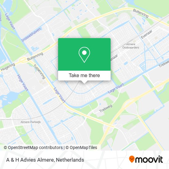 A & H Advies Almere map