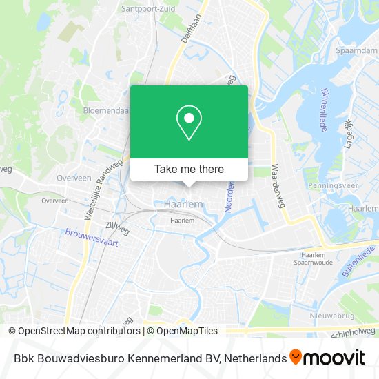 Bbk Bouwadviesburo Kennemerland BV map