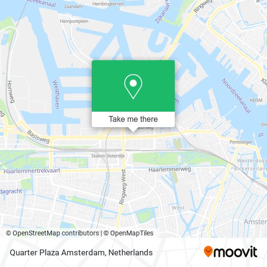 Quarter Plaza Amsterdam map